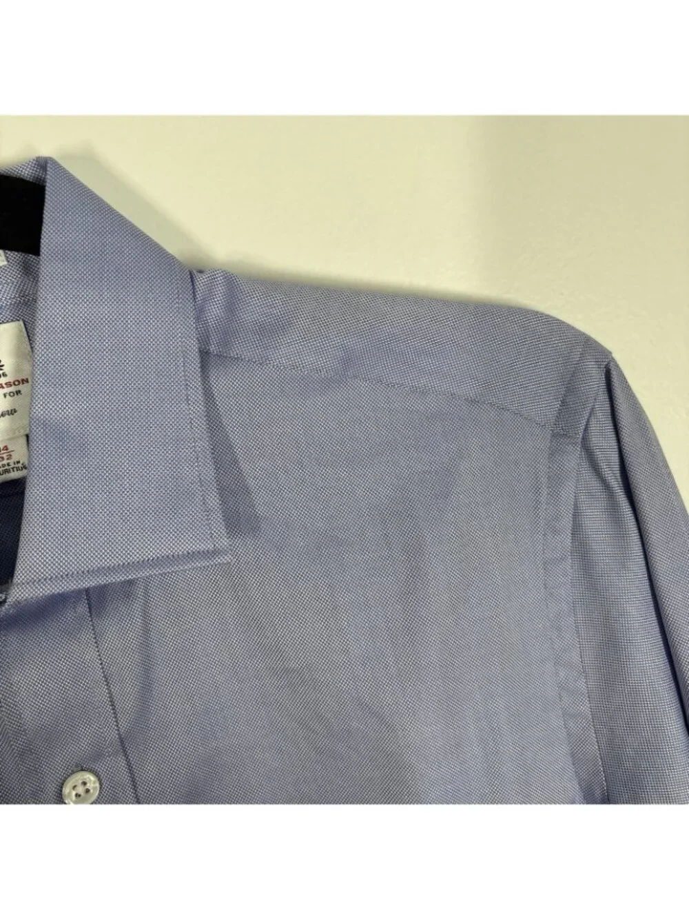 Thomas Mason For J.Crew Slim-Fit Shirt In Royal Oxford Cotton Men 14/32 Blue NWT
